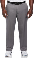 PGA Tour Men's Flat Front Golf Pant with Expandable Waistband