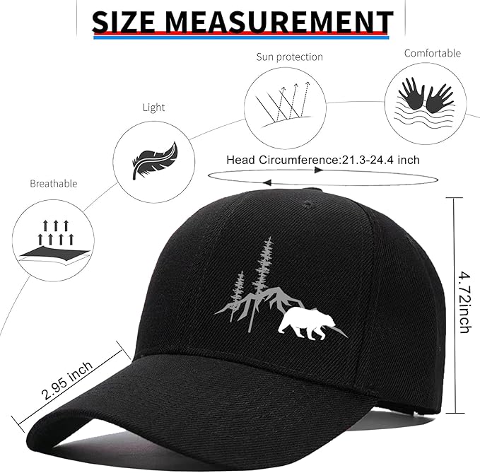 Baseball Hats for Men Hats Baseball Cap Snapback Hats for Men Christian Jesus Cross Hats