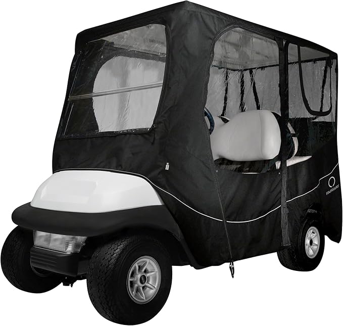 Classic Accessories Fairway Golf Cart Deluxe Enclosure