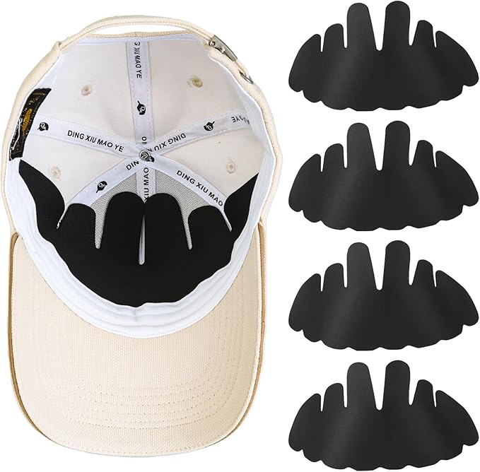 Hat Shaper Insert - Unique Cave Design - EVA & Polyester Fabric - Reshaper for Baseball & Sun Hats - Black
