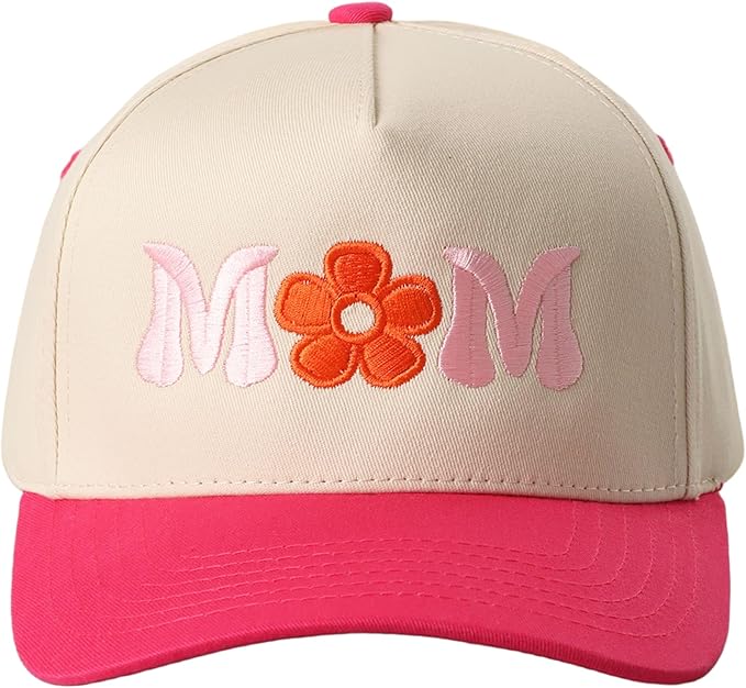 MIRMARU Two-Tone Vintage Canvas Trucker Hats for Men & Women, Adjustable Size Baseball Caps with Trendy Embroidered Design