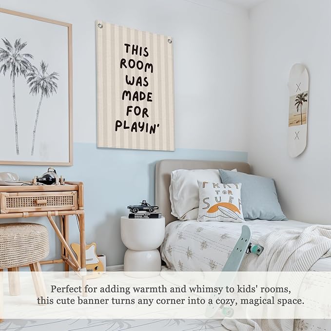 Playroom Decor Wall Banner, This Room Was Made - Image 4