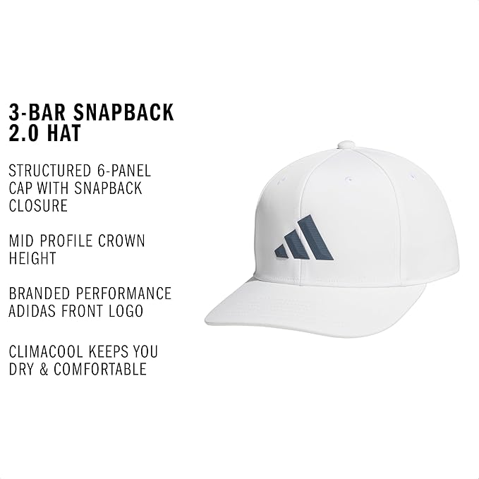 adidas Men's Midrange Hat – Athletic Snapback Cap with Logo