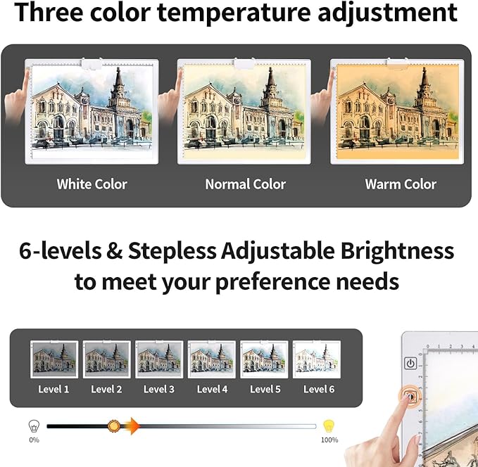 Rechargeable A3 Diamond Art Light Board, Light Pad - Image 4