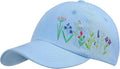 Biggun Trendy Embroidered Baseball Cap for Girls Women Men - Adjustable Soft Breathable Hats for Casual Wear