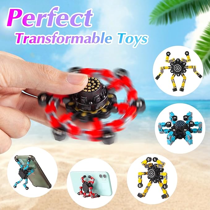 Transformable Fidget Spinners 3 Pcs - Image 7