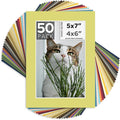 Mat Board Center, 5x7 for 4x6 Mixed Color Mats by MatBoardCenter