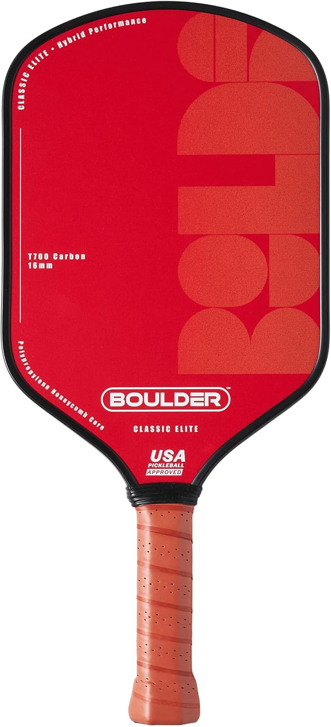 Boulder Carbon Fiber Pickleball Paddle | T700 Carbon Fiber | USAPA Approved by Boulder