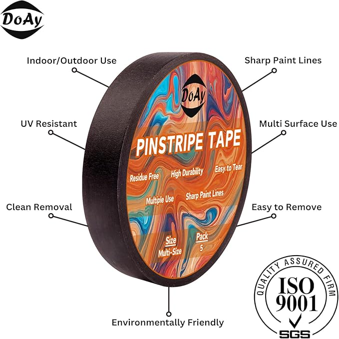 5 Rolls Pinstripe Tape - Image 2