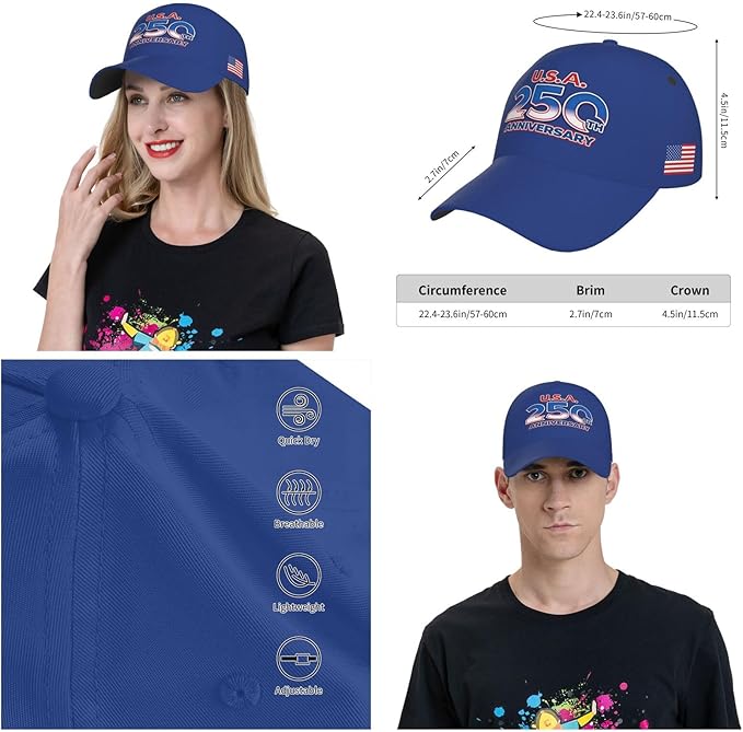 USA Flag Baseball Cap American Patriotic Trucker Hat Father Dad Mother Mom Adjustable Sportswear Hat for Men Women Adults
