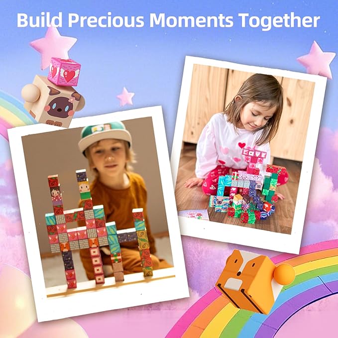 GobiDex 100PCS Magnetic Blocks Princess Building Toys - Image 6