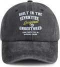 Built in The Nineties Eighties Seventies Sixties Fifties Forties Thirties Original Baseball Hat for Men Women