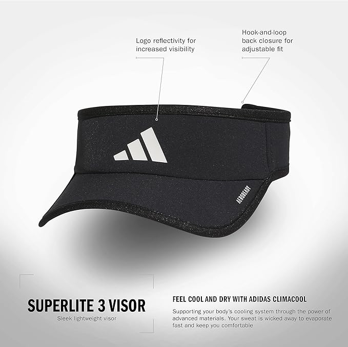 adidas Men's Men's Superlite 3 Visor