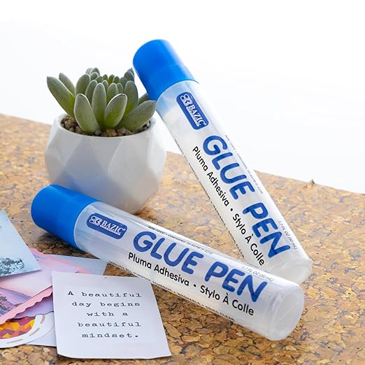 BAZIC Washable Glue Pen 1.7 Oz., Liquid Clear Glues Bond Adhesive - Image 6