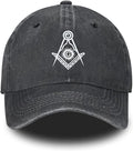 Embroidered Baseball Cap for Women Men Vintage Adjustable Washed Distressed Denim Baseball Hat