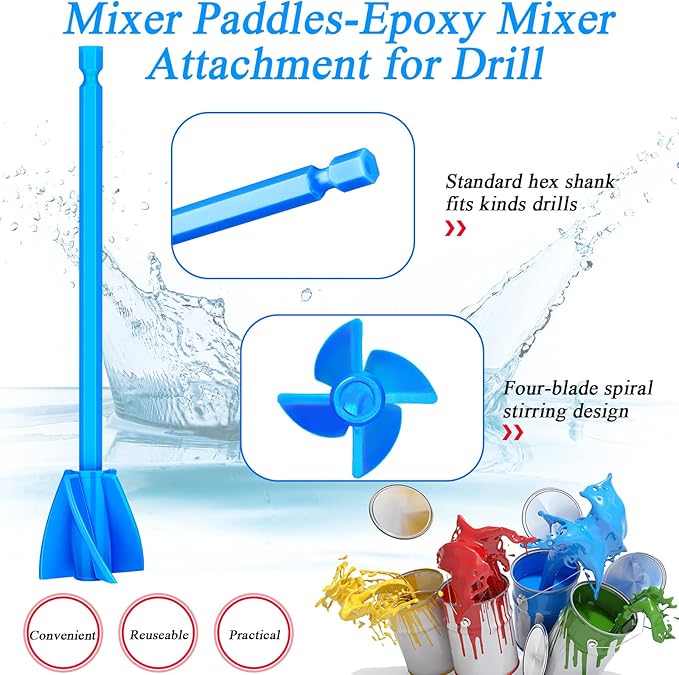 12 Pieces Epoxy Mixer Attachment - Image 3