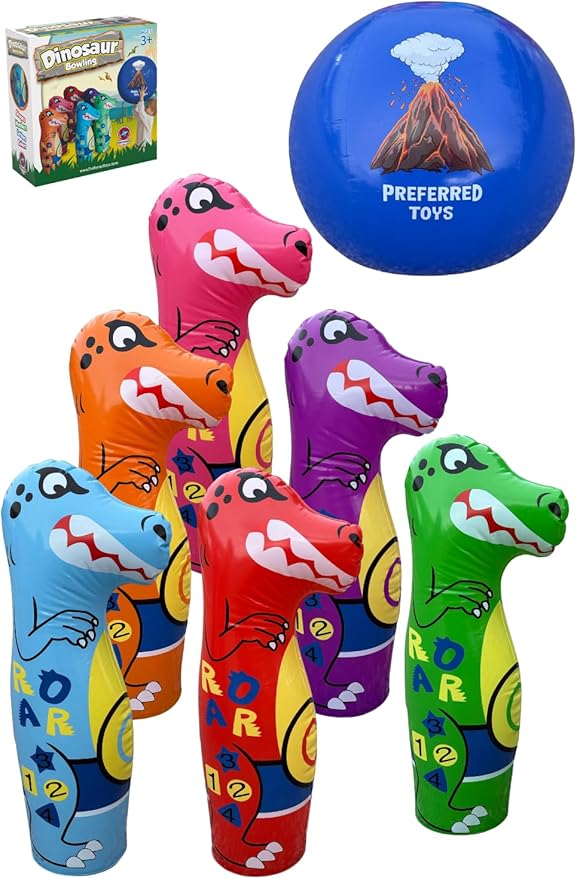 Inflatable Dinosaur Bowling Set - Image 9