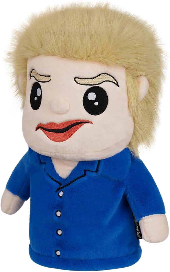 Craftsman Golf Funny Plush Driver Cover Headcover Unique Golf Gift & Accessories for Men and Women Golfers