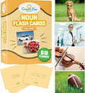 50 Noun Flash Cards, Fun Vocabulary Builder Educational Learning Photo Cards by CreateFun