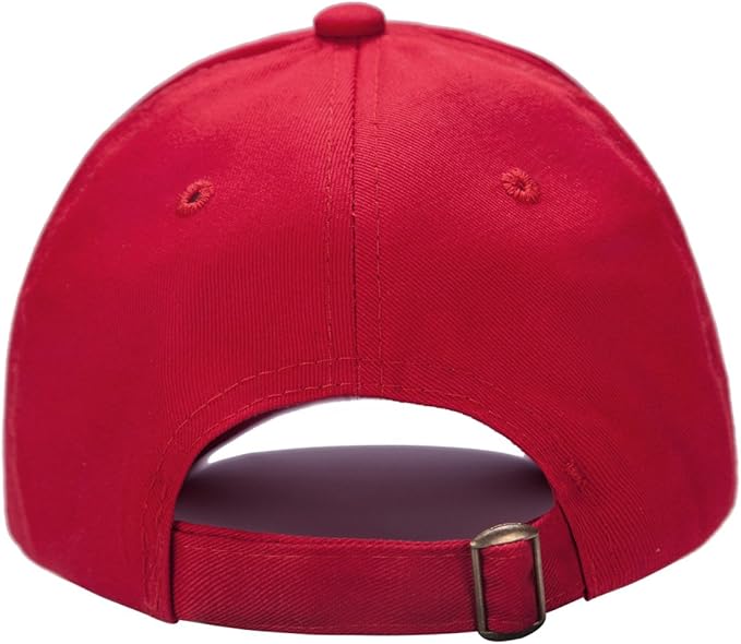 Edoneery Baseball Cap for Kids-Adjustable Washed Cotton Golf Toddler Hat for Boys & Girls