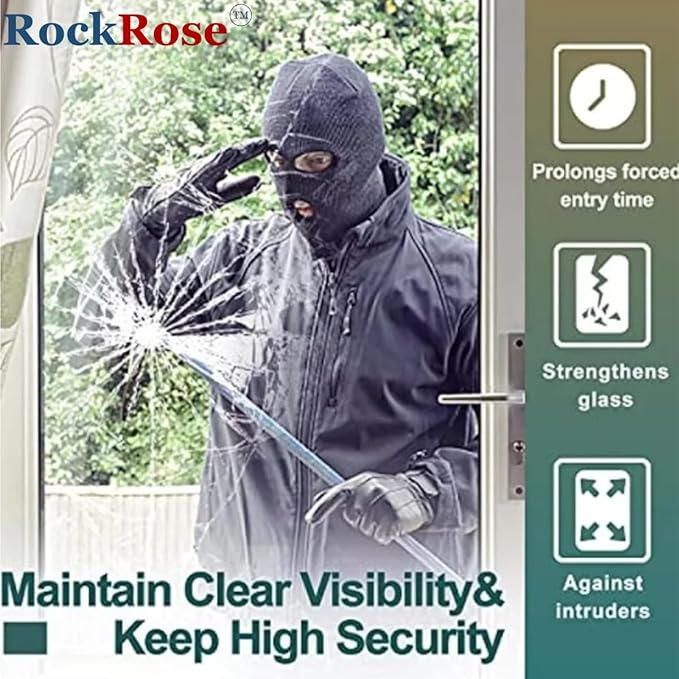 RockRose Security and Safety Clear Window Film - Image 8