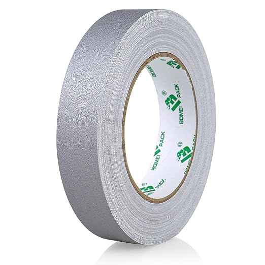 BOMEI PACK Grey Gaffer Tape, Matte Non-Reflective, 1inch x 30yds No Residue by BOMEIPACK