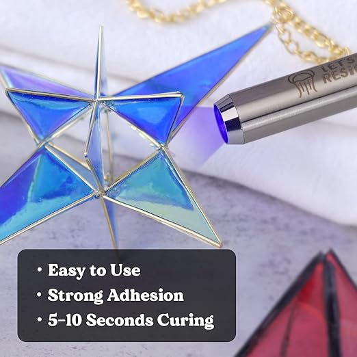 LET'S RESIN UV Resin Kit with Light, Bonding&Curing in Seconds, 30g UV Resin - Image 2