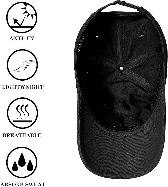 IIN American Flag Baseball Cap for Men Women Low Profile USA Army Tactical Operator Military Plain Dad Hat