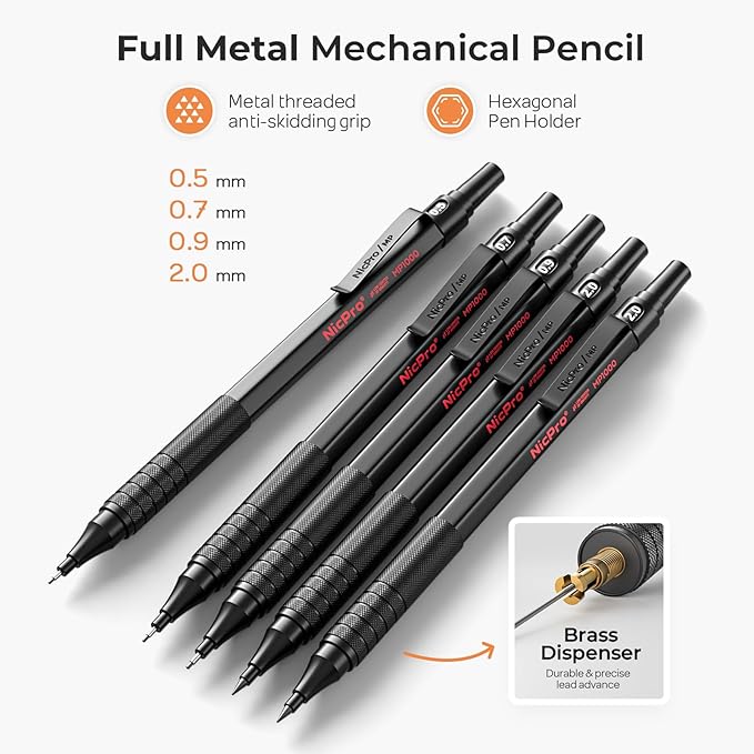 Nicpro 22PCS Art Mechanical Pencil Set - Image 2