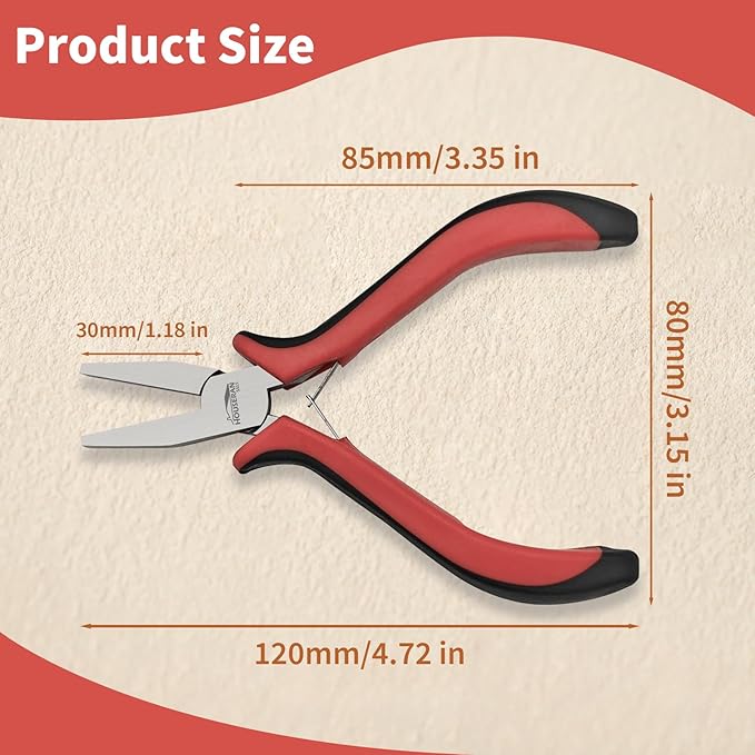 Flat Nose Pliers 5" - Image 2