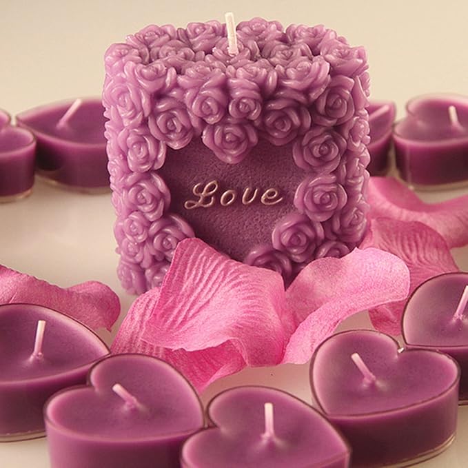 3D Rose Silicone Candle Molds Soap Molds Lovely Wedding Candle Molds Fondant - Image 4