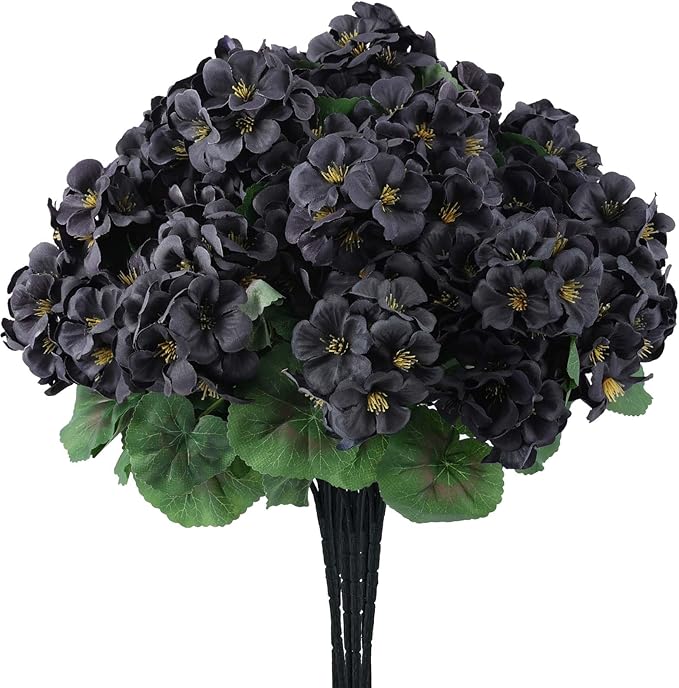 Hananona 6 Pcs Artificial Geranium Flowers - Image 8