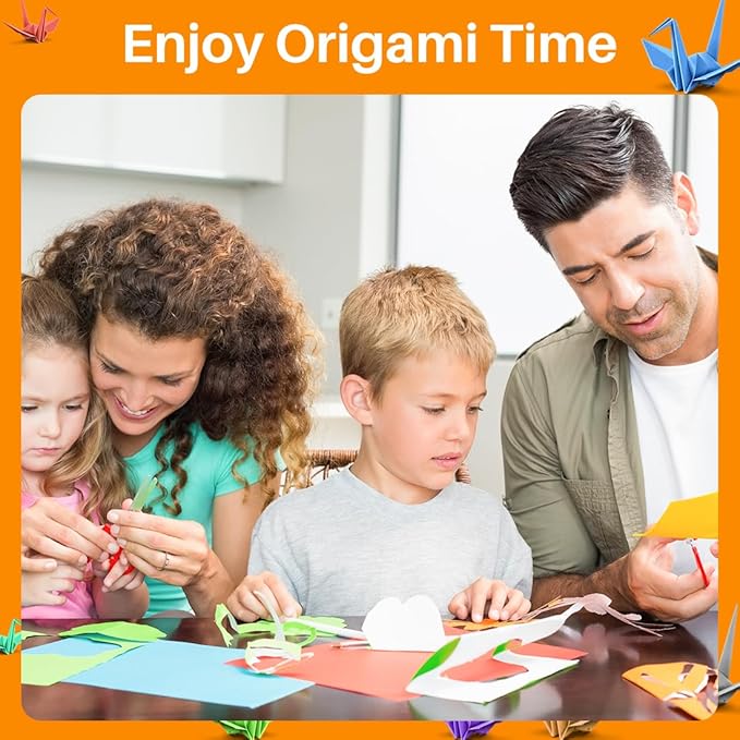 Opret Origami Paper Large, 100 Sheets 9.8x9.8 inch 25x25 cm Origami Paper 50 - Image 6