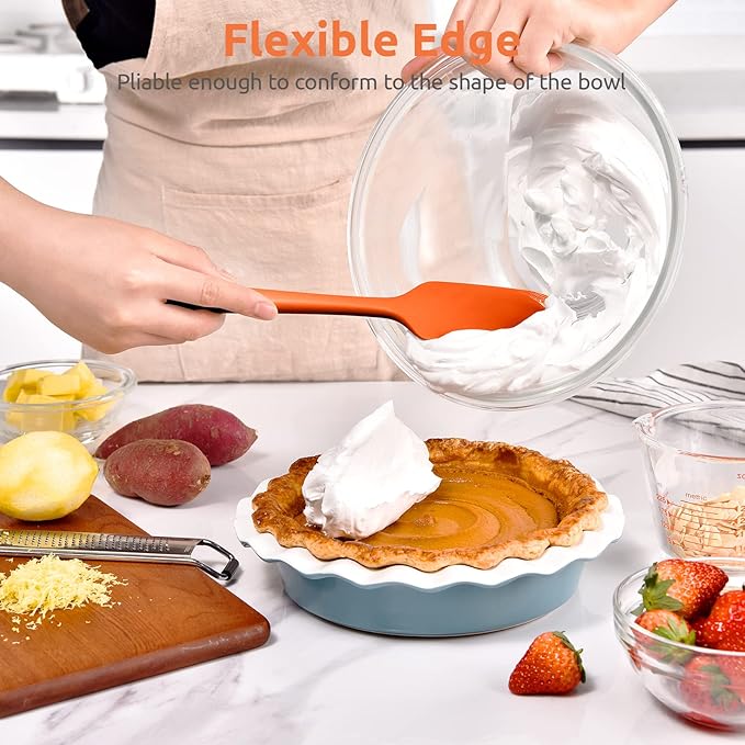 Heat Resistant Silicone Spatula Set: U-Taste 600ºF High Temp Seamless Food - Image 4