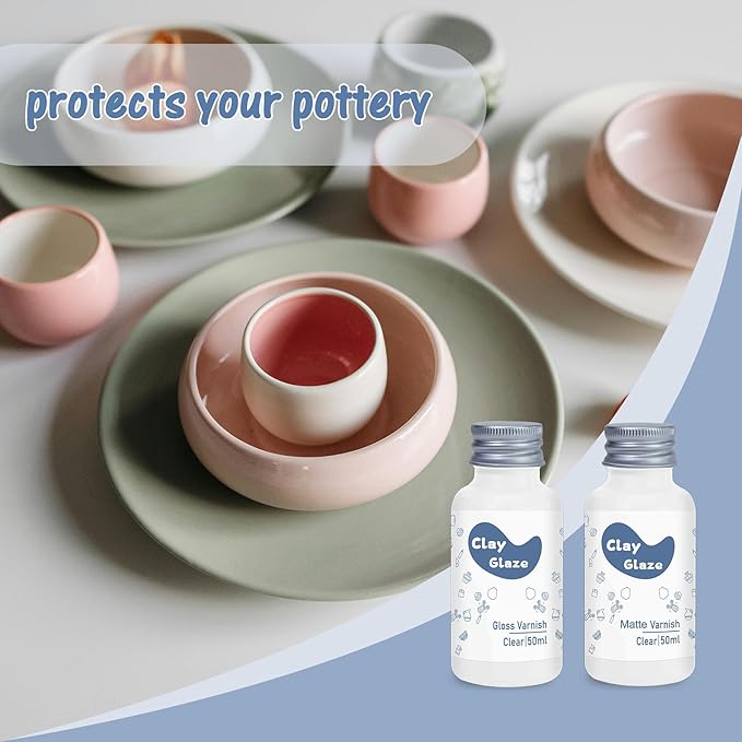 Air Dry Clay Glaze, Clay Varnish - Image 7