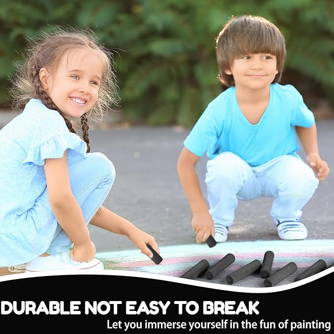 Fulmoon 40 Pcs Jumbo Sidewalk Chalk - Image 3