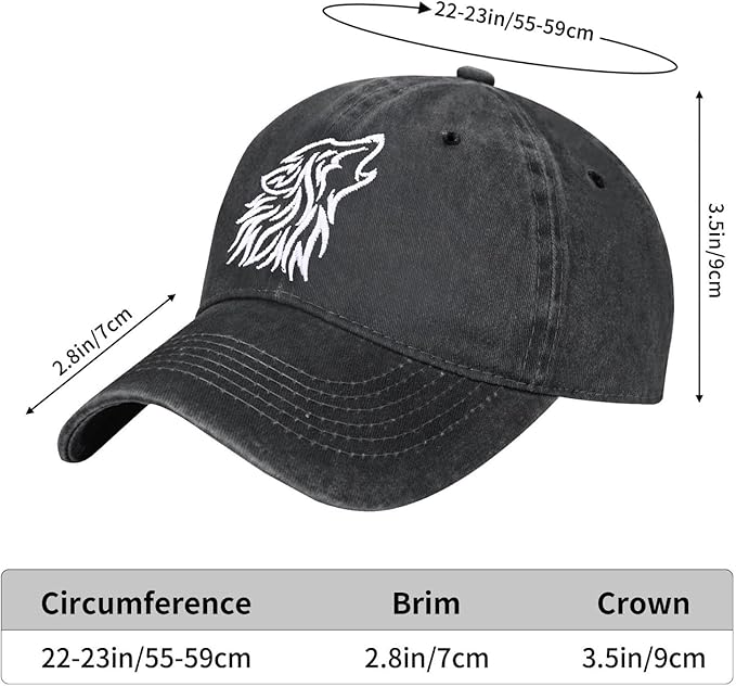 Embroidered Baseball Cap for Women Men Vintage Adjustable Washed Distressed Denim Baseball Hat