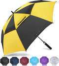 ZOMAKE Golf Umbrella Windproof, Extra Large Oversized Heavy Duty Double Canopy for Rain, Sports Games & Push Cart(51/54/62/68/72Inch)