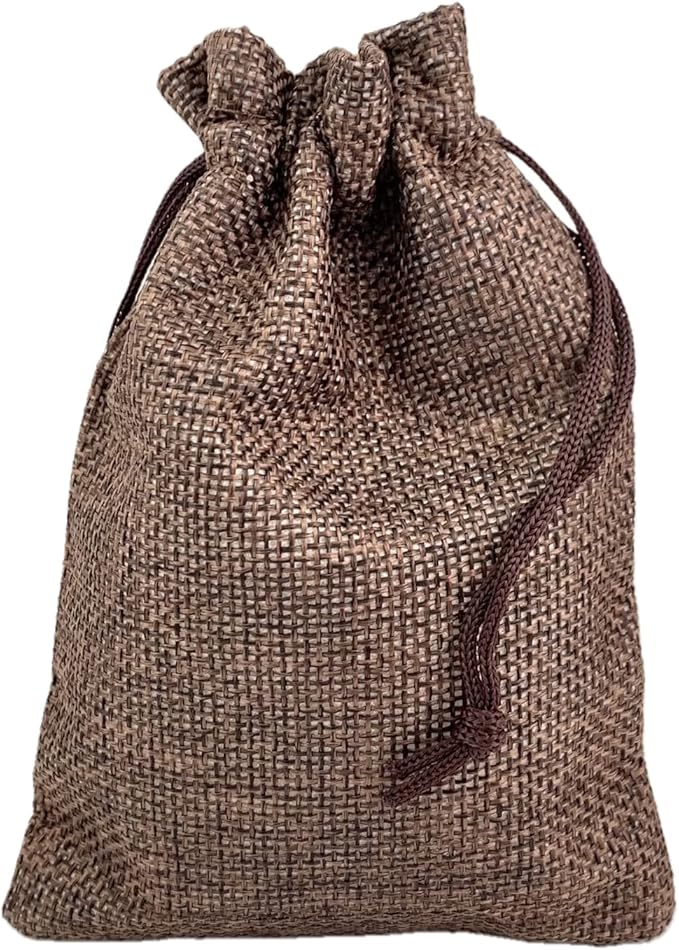 Palmhomee Pack of 25 Burlap Gift Bags by Palmhomee