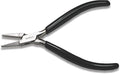The Beadsmith Flat Nose Pliers – Extra Fine Tips – 4.5 inches – PVC Grip Handle by TheBeadsmith