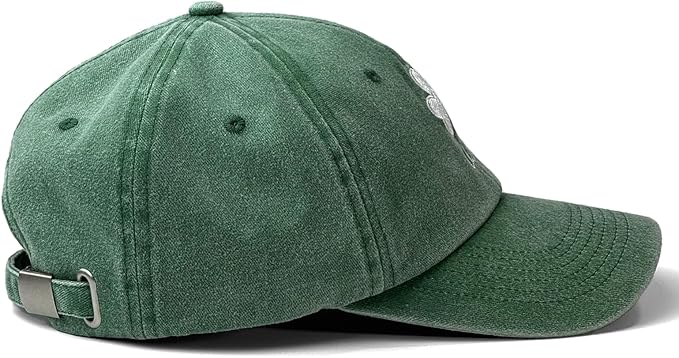St Patricks Day hat Green Baseball Cap Shamrock Embroidered for man Women Funny