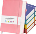 5 Pack Lined Notebook Journal for Women, 312 Numbered Pages Thick Notebooks Bulk by OFFIGIFT