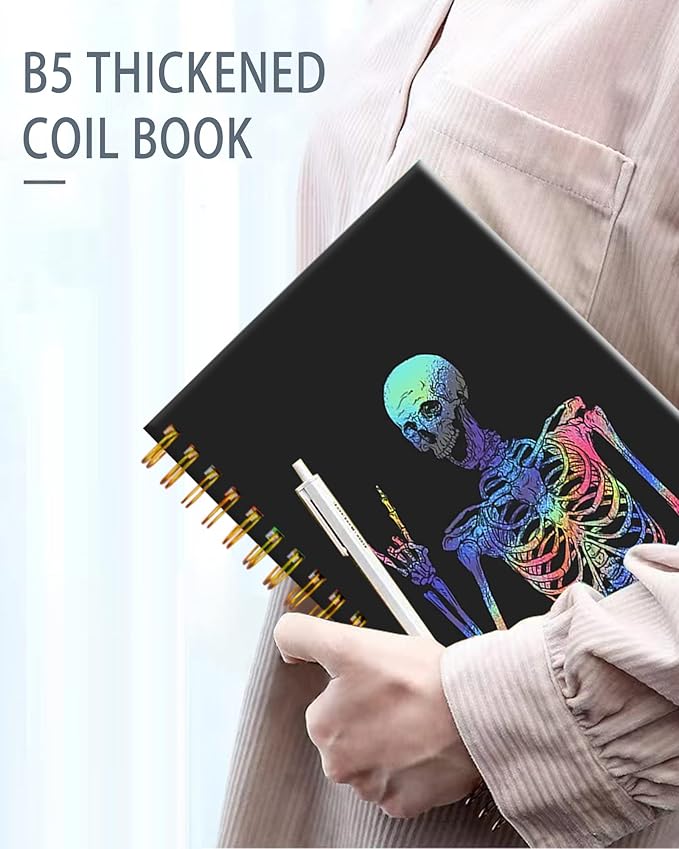 iampanda Spiral Journal Notebook, Funny Cool Strong TwinWire Binding - Image 4