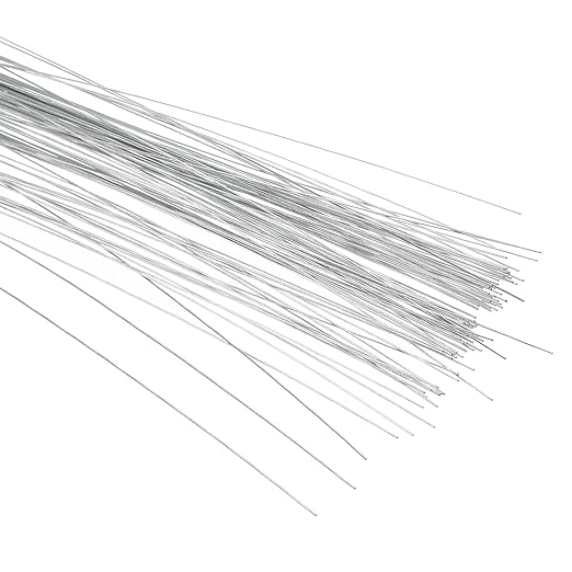 PATIKIL 22 Gauge 16" Floral Stem Wire - Image 4