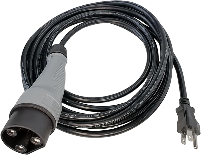 JOEEGO Universal Charging Power Cord Assembly Compatible with MadJax XSeries Storm, Star, Denago, Breezy EV Golf Carts, UL Listed, Replaces OEM# 2CR910 (16.4ft)