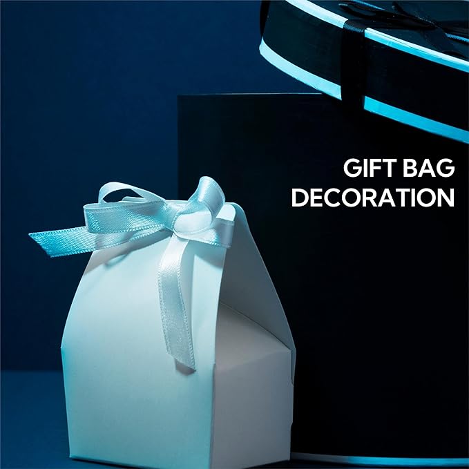 1 Inch 100 Yards Satin Ribbon Apple Green, Solid Color Fabric Ribbon - Image 6