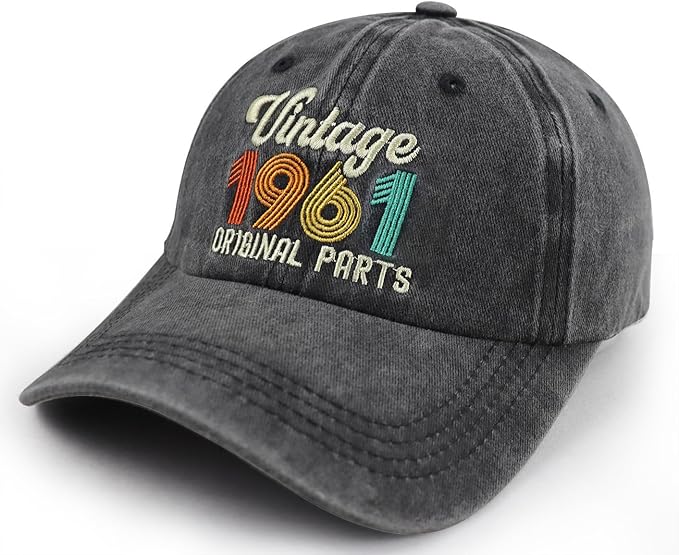 90th 80th 70th 60th 50th 40th 30th Birthday Gifts for Women Men, Vintage 1936 1946 1956 1966 1976 1986 1996 Hat