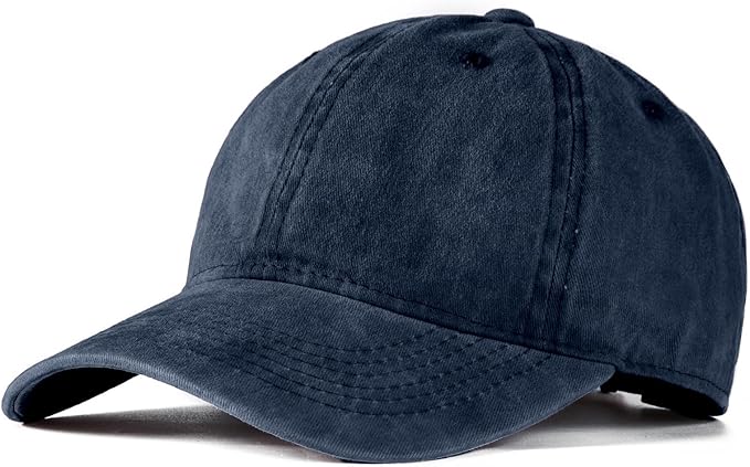 Edoneery Men Women Baseball Cap-Low Profile Adjustable Washed Cotton Golf Dad Hat