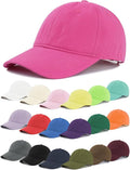 Zando Unisex Classic Baseball Caps Adjustable Sports Hats Outdoors Cotton Baseball Hat Cute Preppy Hat Golf Running Dad Hat