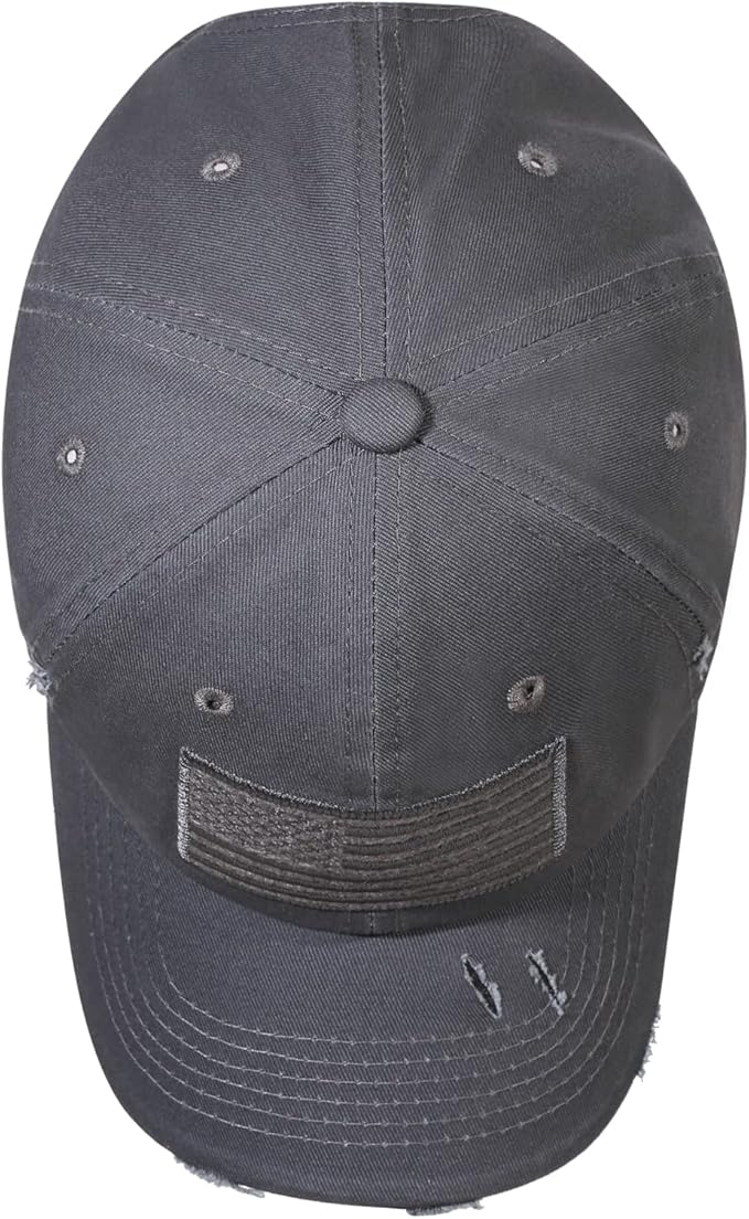IIN American Flag Baseball Cap for Men Women Low Profile USA Army Tactical Operator Military Plain Dad Hat